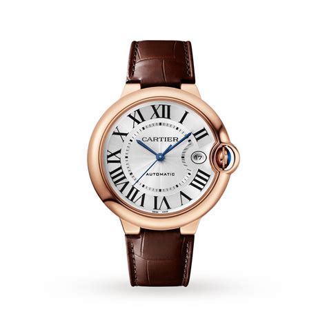 ballon bleu de cartier leather strap|cartier ballon bleu watch.